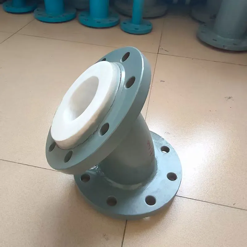 Отводы стальные с футеровкой PTFE 45&deg; (2)